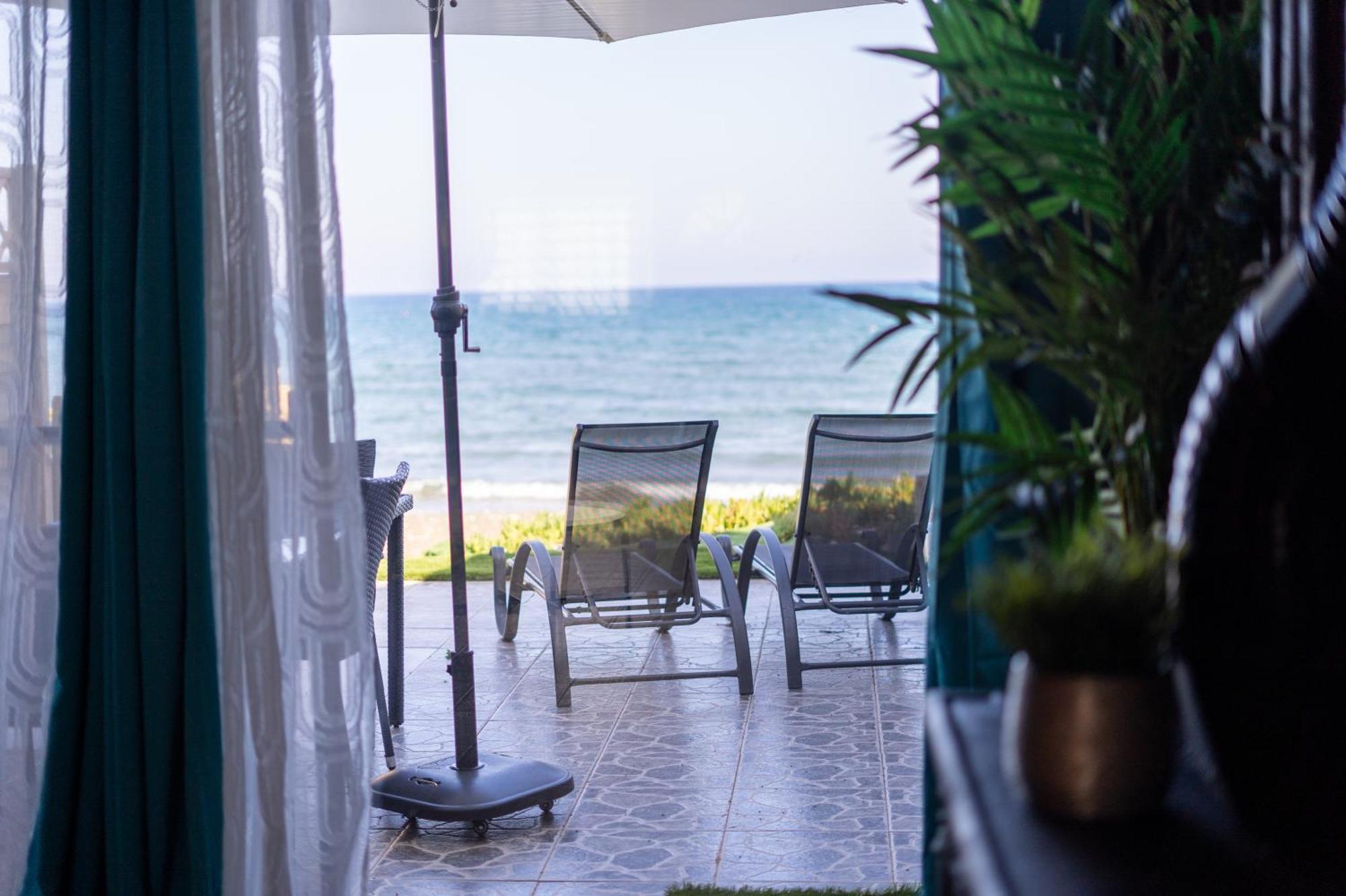 Beach House At Seafront Villa Meneou Exterior photo