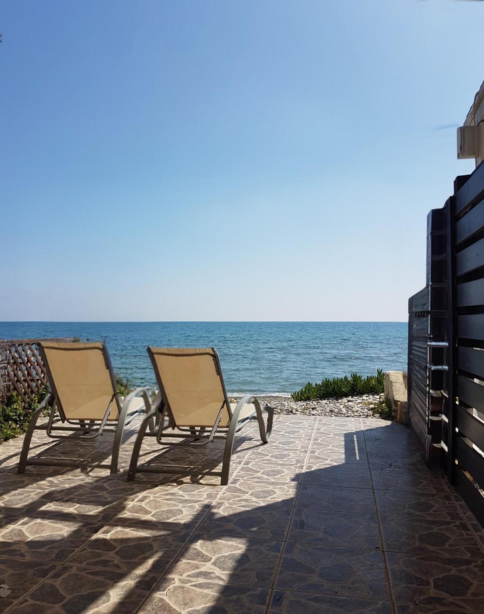 Beach House At Seafront Villa Meneou Exterior photo