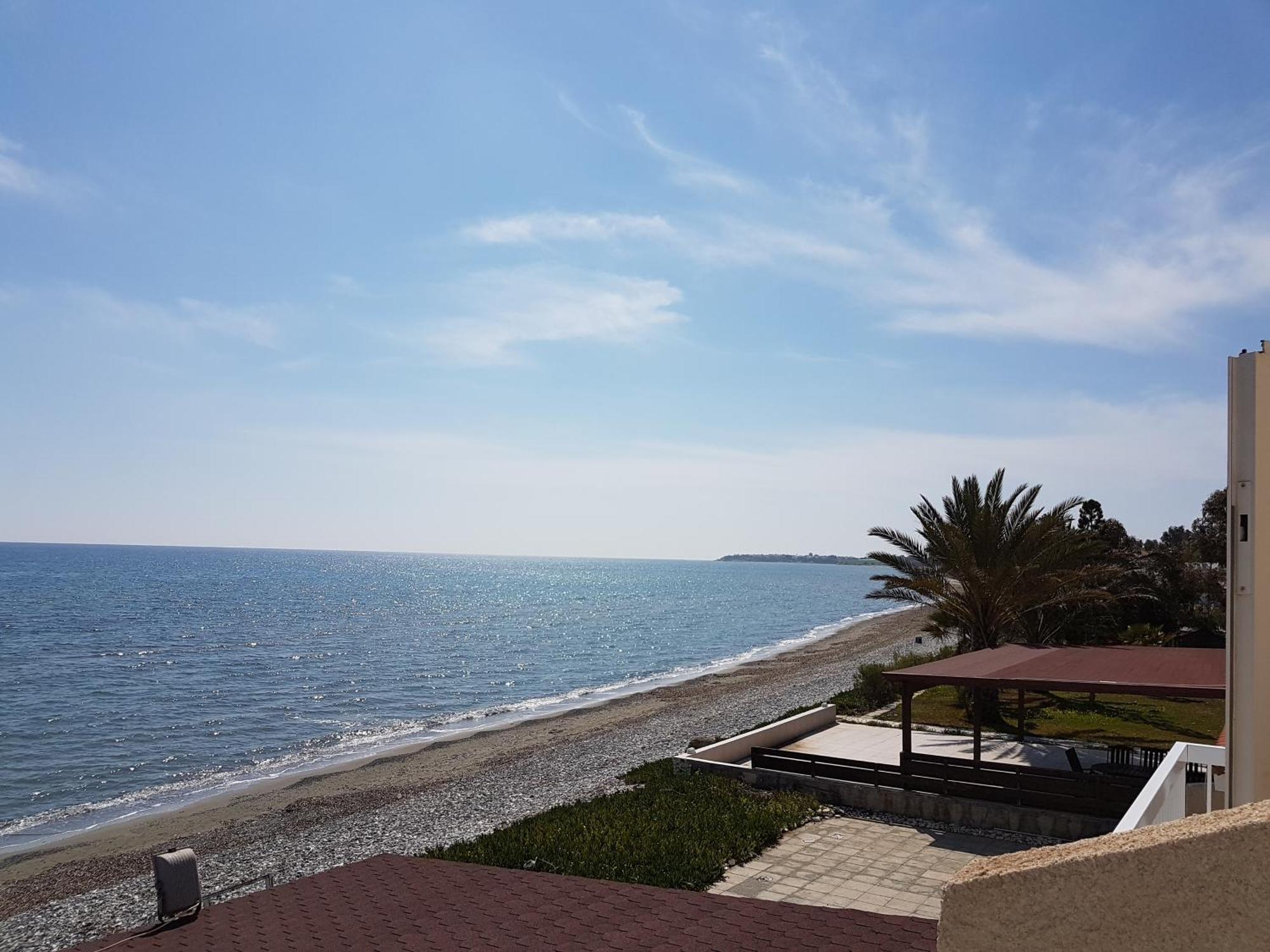 Beach House At Seafront Villa Meneou Exterior photo